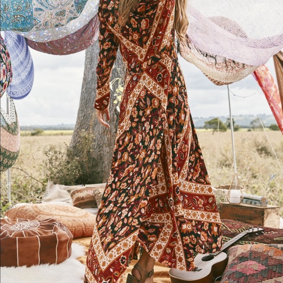 Spell Dresses & Skirts - Spell & Gypsy Collective Lolita Gown in ‘70s Rust